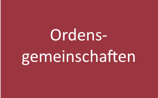 ordensgemeinschaften
